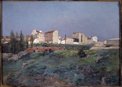Bièvren laakso, rue de Tolbiacista vasemmalle. tekijältä Paul Léon Felix (attr. to) Schmitt