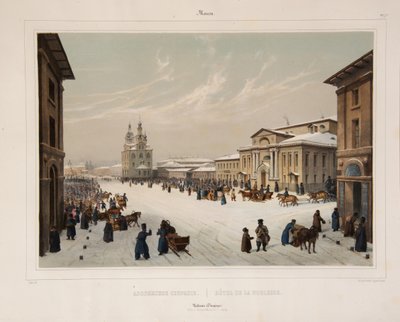 Moskovan aatelistalon kokous, 1840-luku tekijältä Paul Marie Roussel