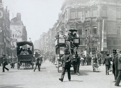 Ludgate Circus, Lontoo, valmisteltu Queen Victoria