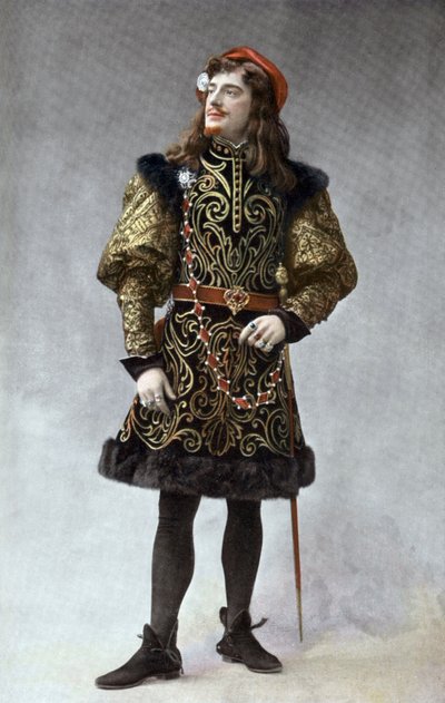 Ranskalainen koomikko Jean Perier (1869-1954) Giorgio d