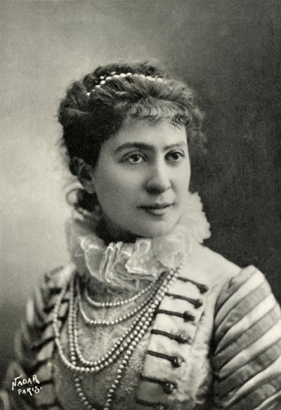 Blanche Barettan muotokuva - Worms (kuva) tekijältä Paul Nadar