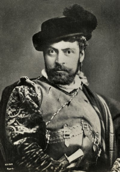 Jean Mounet Sullyn muotokuva (valokuva) tekijältä Paul Nadar