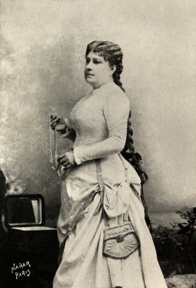 Muotokuva Marie felix , Miolan , Carvalho (kuva) tekijältä Paul Nadar