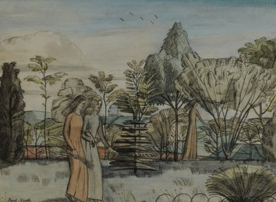 Barbara puutarhassa tekijältä Paul Nash