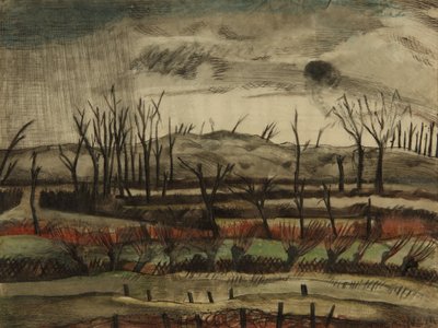 Desolate Landscape, Ypres Salient tekijältä Paul Nash