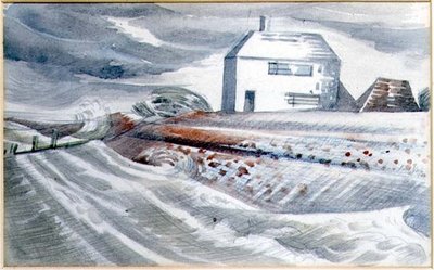 Talo meren rannalla, Dymchurch, Kent tekijältä Paul Nash