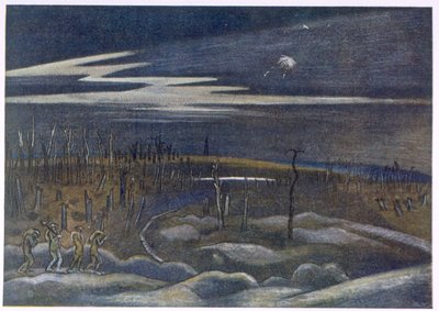 Meadow with Copse, British Artists at the Front, Länsirintaman jatko, osa 3, Paul Nash tekijältä Paul Nash