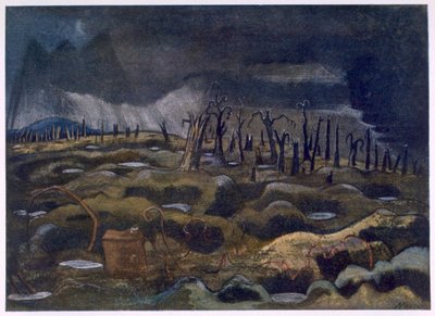 Nightfall, British Artists at the Front, Länsirintaman jatko, osa 3, Paul Nash tekijältä Paul Nash