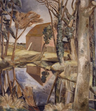 Oxenbridge Pond, 1927-28. tekijältä Paul Nash