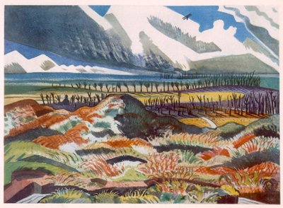 Ruined Country, Vimy, brittiläisistä artisteista rintamalla, Länsirintaman jatko, osa 3, Paul Nash tekijältä Paul Nash