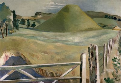 Silbury Hill (öljy kankaalle) tekijältä Paul Nash