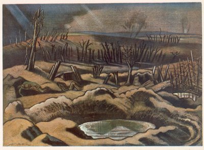 The Field at Passchendaele, Brittiläiset taiteilijat rintamalla, Länsirintaman jatko, osa 3, Paul Nash tekijältä Paul Nash