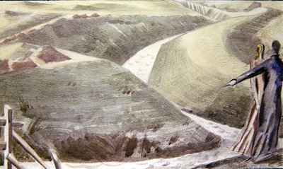 The Great Dyke, Romney Marsh tekijältä Paul Nash