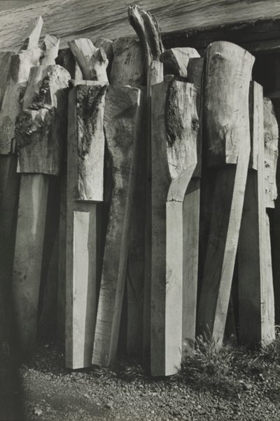 Toteemit, vanha telakka, ruis tekijältä Paul Nash
