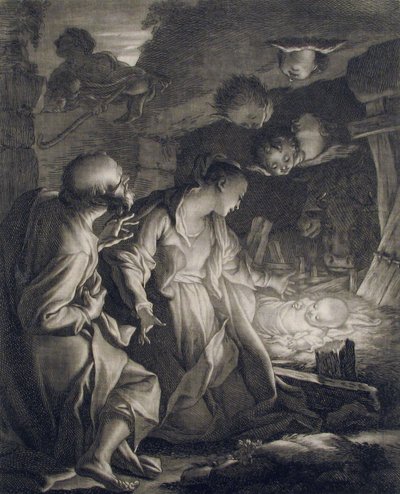 Syntymä, 1727, 1727. tekijältä Paul Ponce Antoine Robert