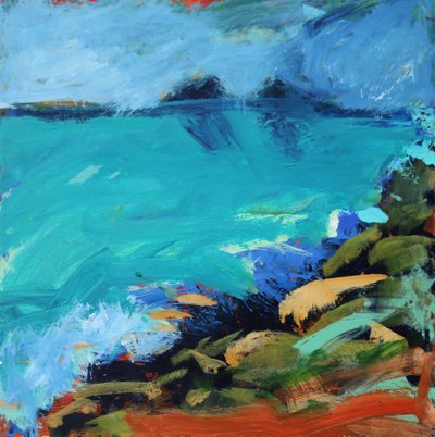 Cape, 2021 (akryyli laudalle) tekijältä Paul Powis