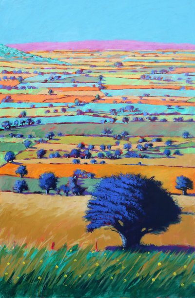 Cotswold Way, 2021 (akryyli taululle) tekijältä Paul Powis