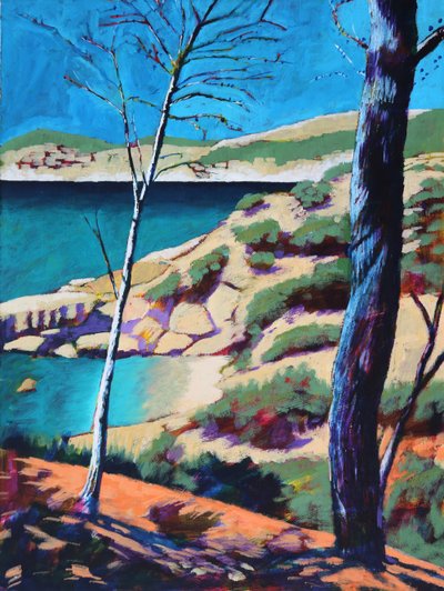 Peguera II, 2021 (akryyli taululle) tekijältä Paul Powis