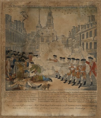 Verinen verilöyly tekijältä Paul Revere