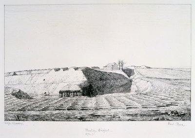 Moulin Saquet, Pariisin piiritys, 1870-1871 tekijältä Paul Roux