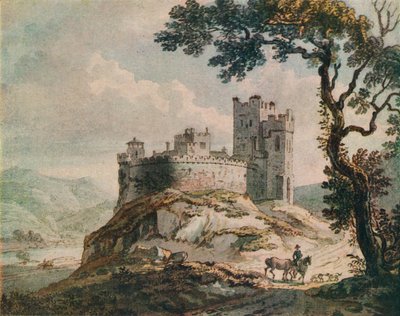 Vanha linna, v1764 tekijältä Paul Sandby