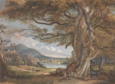 Bridgnorth (rungon väri, vesiväri, liitu ja grafiitti paperille) tekijältä Paul Sandby