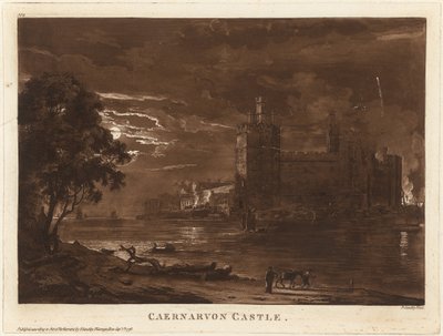 Caernarvonin linna (yö) tekijältä Paul Sandby