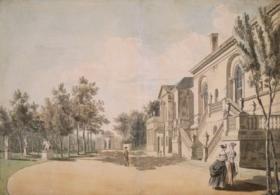 Chiswick House, 1766-1768 tekijältä Paul Sandby
