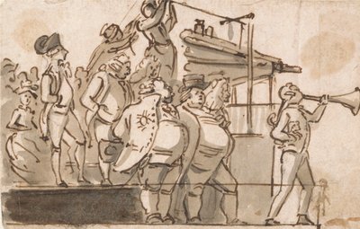Vaalikohtaus tekijältä Paul Sandby