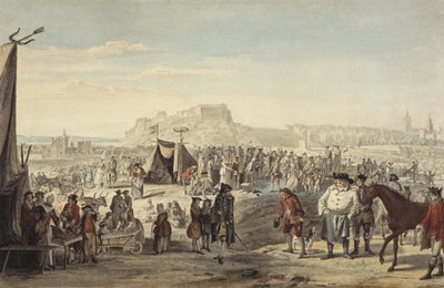 Hevosmessut Bruntsfield Linksissä, Edinburgh tekijältä Paul Sandby