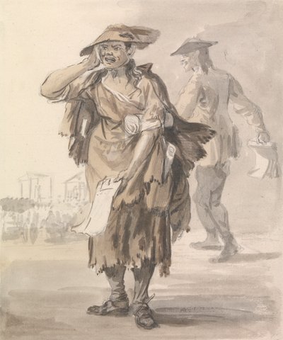 London Cries: Last Dying -puhe ja tunnustus tekijältä Paul Sandby