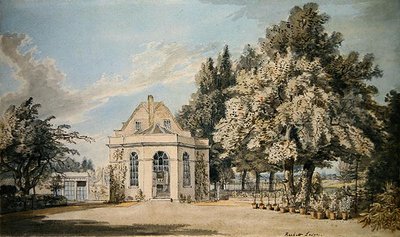Rackett Lodge, Wandsworth (vesiväri ja lyijykynä paperille) tekijältä Paul Sandby