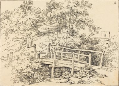 Country Footbridge (matkustaja) tekijältä Paul Sandby Munn