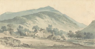 Beddgelert, North Walesfinnish ਵਿਖੇ ਲੈਂਡਸਕੇਪ tekijältä Paul Sandby Munn