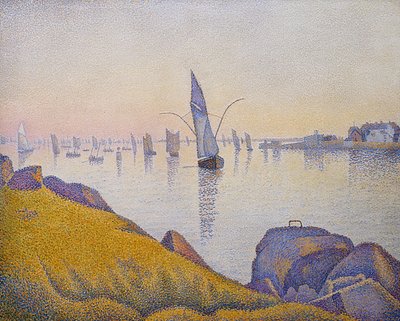 Abendruhe, Concarneau, Opus 220 (Allegro Maestoso). 1891 tekijältä Paul Signac