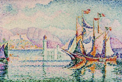 Antibes - Le matin. tekijältä Paul Signac