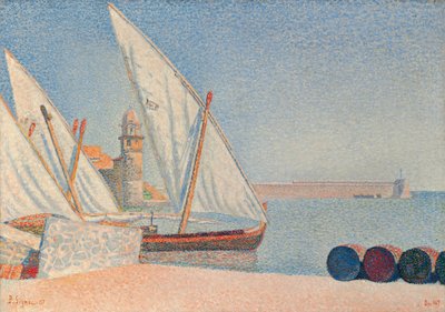 Collioure, Swings, 1887 tekijältä Paul Signac