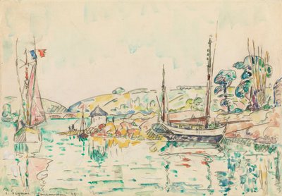 Concarneau tekijältä Paul Signac
