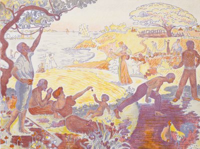 Harmonian aikana: Elämän ilo - Sunnuntai meren rannalla tekijältä Paul Signac