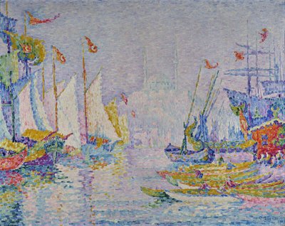 Kultainen sarvi, aamu tekijältä Paul Signac