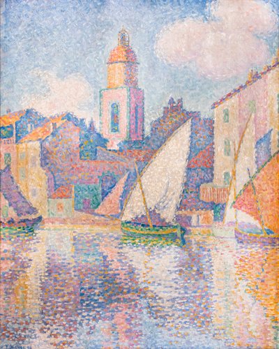Saint-Tropezin kellotorni tekijältä Paul Signac