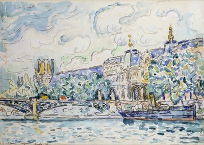 Louvren palatsi, 1910 tekijältä Paul Signac