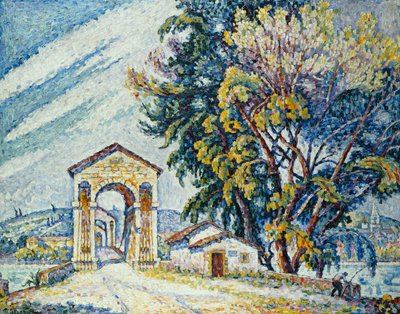 Bourg-Saint-Andeolin silta, 1926 tekijältä Paul Signac