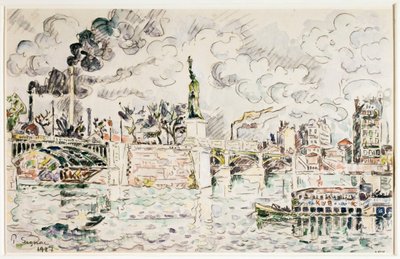 Grenellen silta vuonna 1927. tekijältä Paul Signac
