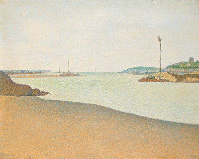 Majakat, Saint-Briac, 1890 tekijältä Paul Signac