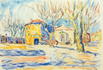 Saint-Tropez maisema tekijältä Paul Signac