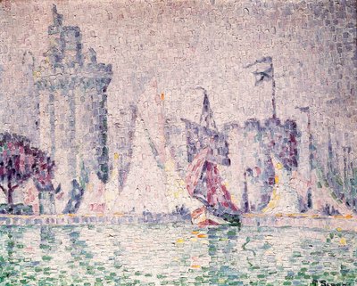 La Rochellen satama tekijältä Paul Signac
