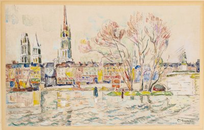 Rouen, 1924 tekijältä Paul Signac