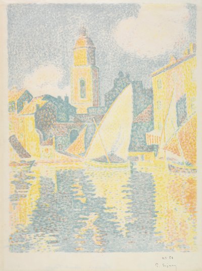 Saint-Tropez: Satama tekijältä Paul Signac