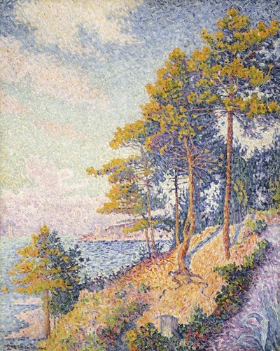 Saint Tropez, Rannikkopolku, 1902 tekijältä Paul Signac